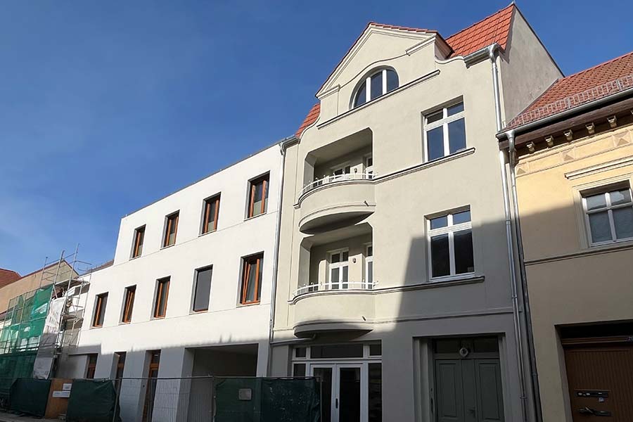 Das neue Ärztehaus mitten in der Altstadt von Gransee.