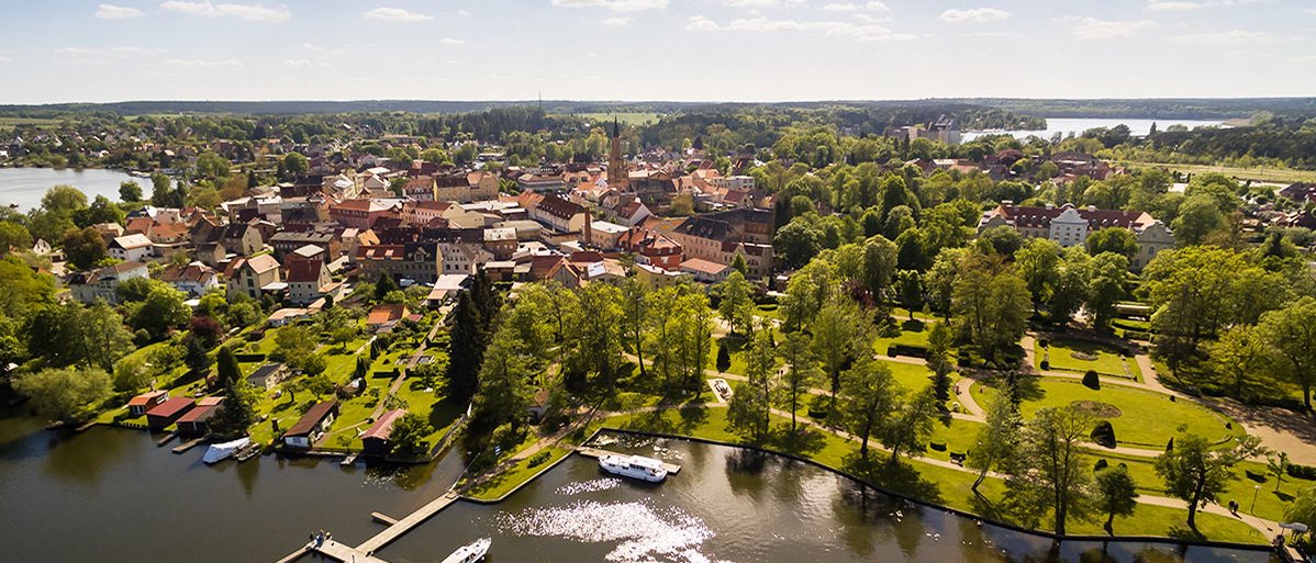 Luftaufnahme von Fürstenberg/Havel