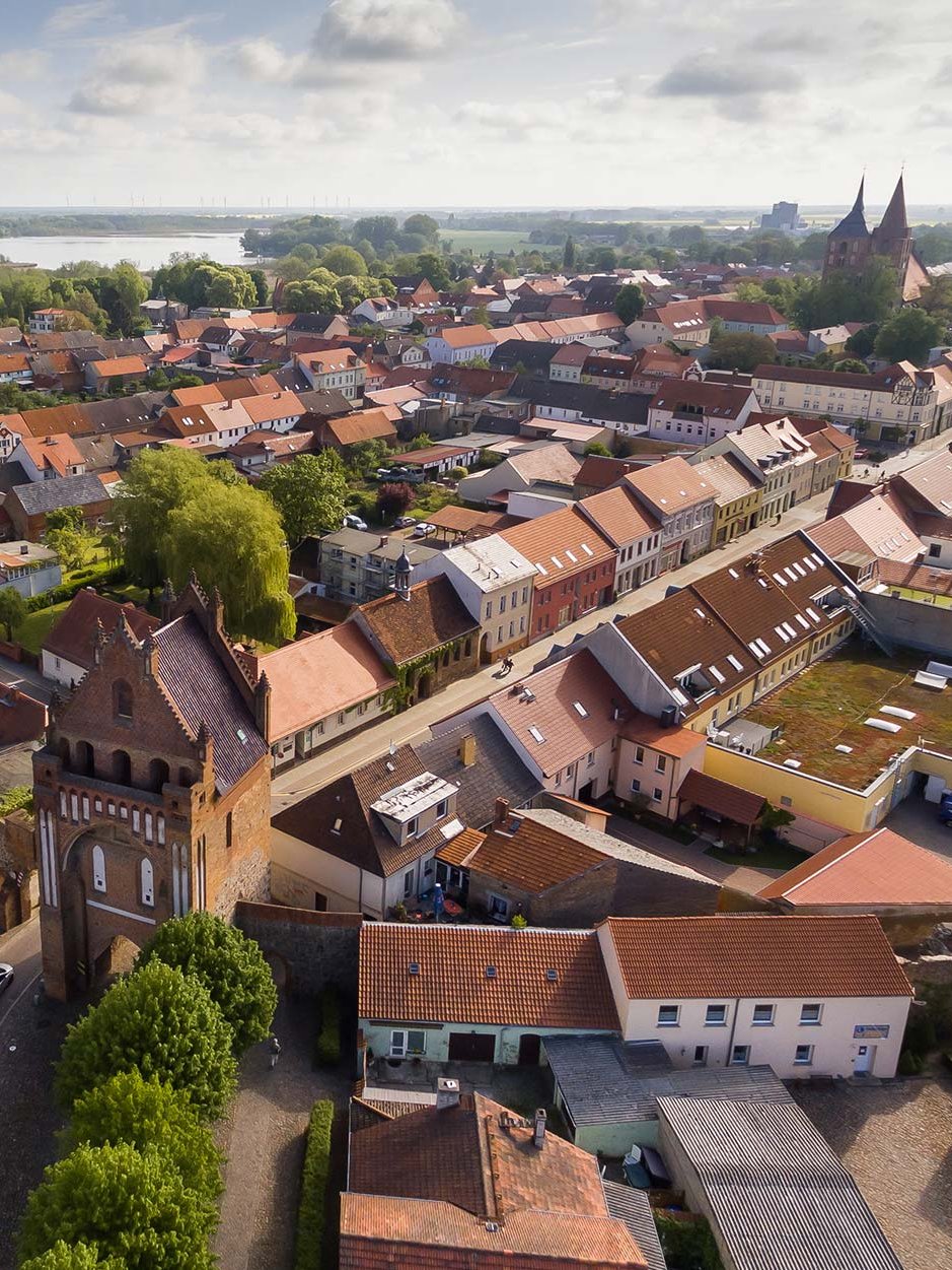 Luftaufnahme einer Stadt