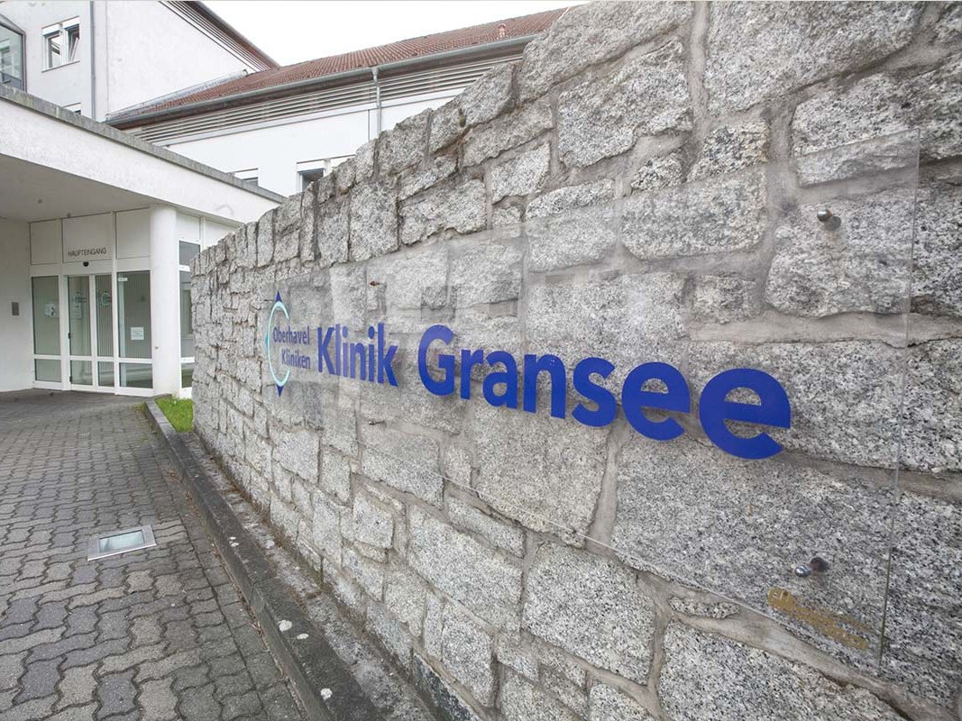 Gransee Klinik Schriftzug